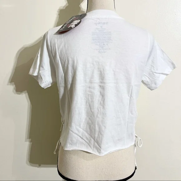 Betty Boop Biker Babe Lace-Up Crop Top size Small - Picture 5 of 12